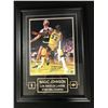 Image 1 : MAGIC JOHNSON SIGNED AND CUSTOM FRAMED 20 X 24 DISPLAY (FRAMEWORTH COA)