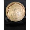 Image 3 : 1927 NY YANKEES WORLD SERIES CHAMPIONS SIGNED BASEBALL (BABE RUTH LOUGHERIG...) JSA LOA