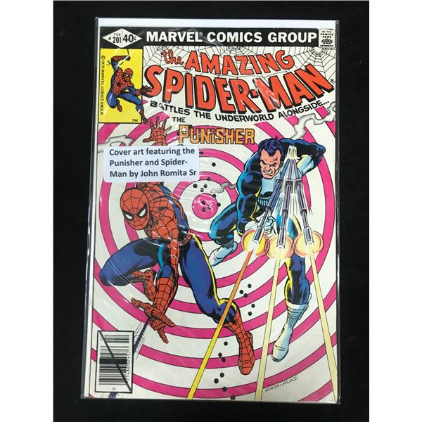 MARVEL COMICS NO.201 THE AMAZING SPIDERMAN (COVER ART BY JOHN ROMITA SR)