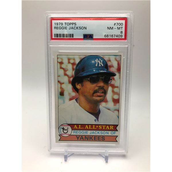 1979 TOPPS BASEBALL REGGIE JACKSON (PSA 8)