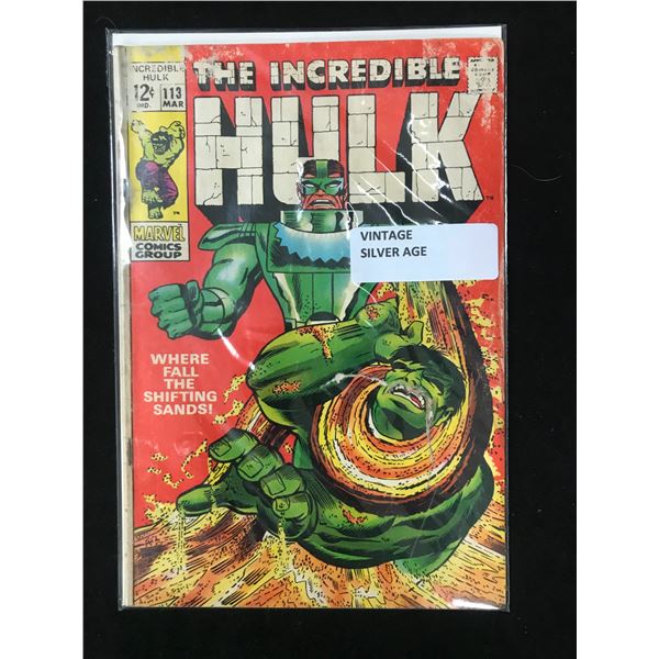 MARVEL COMICS NO.113 THE INCREDIBLE HULK (VINTAGE SILVER AGE)