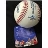 Image 2 : BOB FRIEND SIGNED AND INSCRIBED RAWLINGS BASEBALL (5 STAR COA)