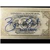 Image 1 : BONNIE WRIGHT  SIGNED HOGWARTS TRAIN TICKET (RA COA)