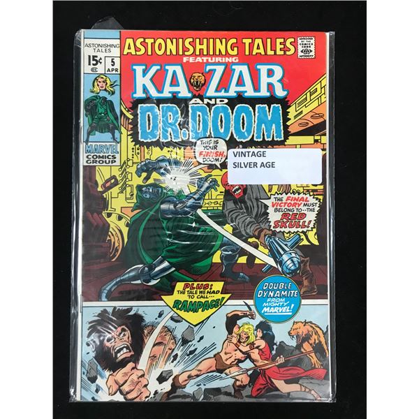 MARVEL COMICS ASTONISHING TALES NO.5