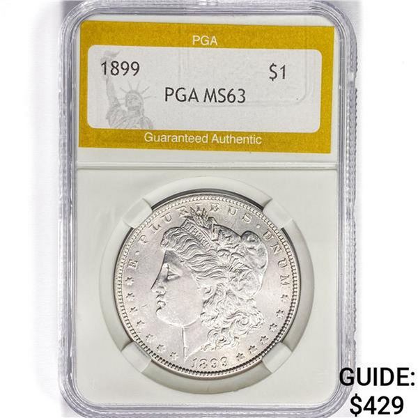 1899 Morgan Silver Dollar PGA MS63