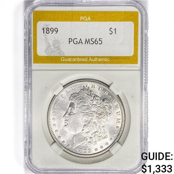 1899 Morgan Silver Dollar PGA MS65