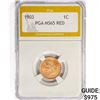 Image 1 : 1903 Indian Head Cent PGA MS65 RED