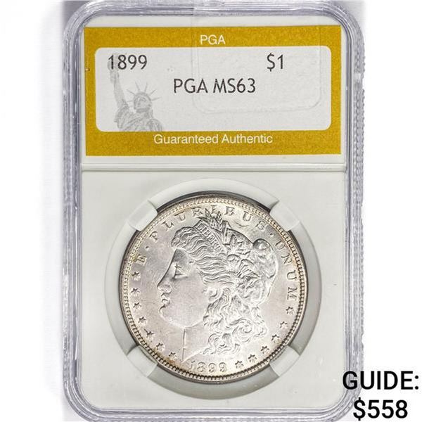 1899 Morgan Silver Dollar PGA MS63