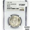 Image 1 : 1925 Stone Mountain Half Dollar NGC MS65
