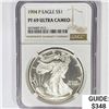 Image 1 : 1994-P American Silver Eagle NGC PF69 UC