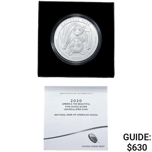 2020 Nat'l Park 5oz Silver Round