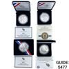 Image 1 : 2012-2019 US PR Silver Dollars [4 Coins]
