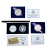 Image 2 : 2002-2018 US Military Comm. Silver Dollars [4 Coin