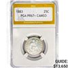 Image 1 : 1883 Seated Liberty Quarter PGA PR67+ CAMEO