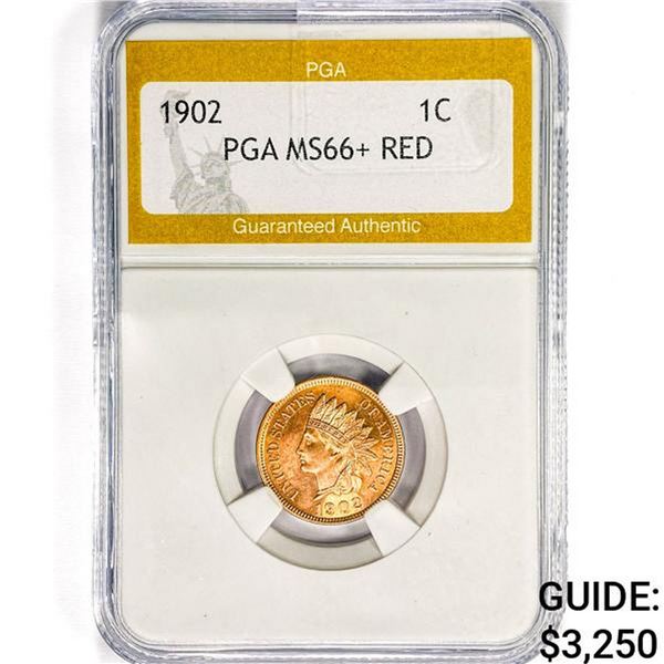 1902 Indian Head Cent PGA MS66+ RED