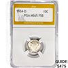Image 1 : 1934-D Mercury Silver Dime PGA MS65 FSB