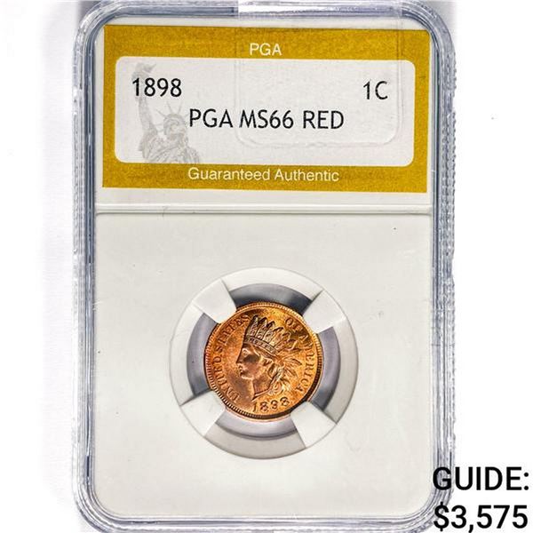 1898 Indian Head Cent PGA MS66 RED