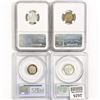 Image 2 : [4] American Dimes PCGS,NGC MS 1943-1960