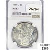 Image 1 : 1881-O Morgan Silver Dollar NGC MS63