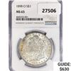 Image 1 : 1898-O Morgan Silver Dollar NGC MS65