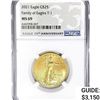Image 1 : 2021 US 1/2oz Gold $25 Eagle NGC MS69