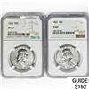 Image 1 : 1963 Set [2] Franklin Half Dollar NGC PF67