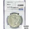 Image 1 : 1923-D Silver Peace Dollar NGC MS61