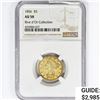 Image 1 : 1856 $5 Gold Half Eagle NGC AU58 Rive d'Or Coll