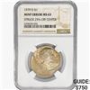 Image 1 : 1979-D SBA $1 NGC MS63 Mint Error Struc 25% Off Cn