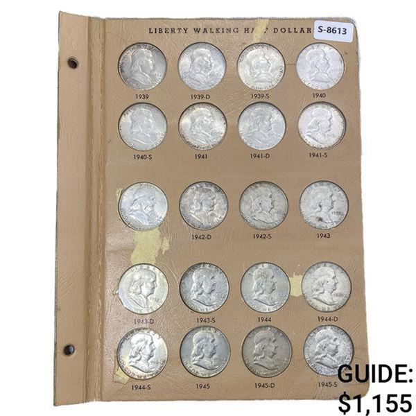 1948-1963 Franklin Half Dollar Set [35 Coins]