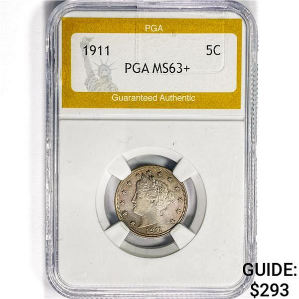 1911 Liberty Victory Nickel PGA MS63+