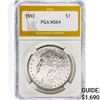 Image 1 : 1892 Morgan Silver Dollar PGA MS64