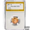 Image 1 : 1911-D Wheat Cent PGA MS63 RED