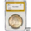 Image 1 : 1921 Morgan Silver Dollar PGA MS65