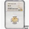 Image 1 : 1998 $5 American Gold Eagle NGC MS69