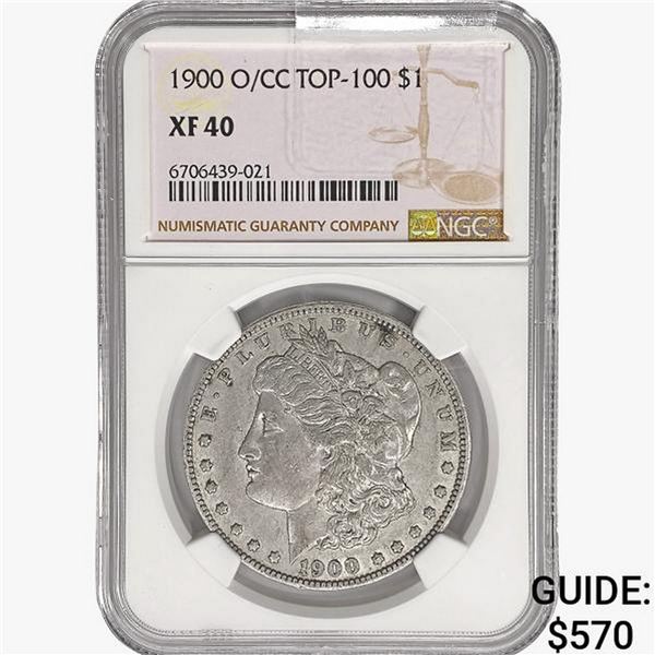 1900-O/CC Morgan Silver Dollar NGC XF40