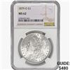 Image 1 : 1879-O Morgan Silver Dollar NGC MS62