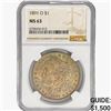 Image 1 : 1891-O Morgan Silver Dollar NGC MS63