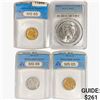 Image 1 : [4] 3 5C, 1 $1 ANACS,PCGS MS 1925-1960