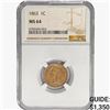 Image 1 : 1863 Indian Head Cent NGC MS64