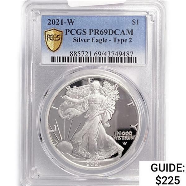 2021-W ASE PCGS PR69 DCAM Ty 2