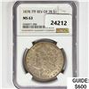 Image 1 : 1878 7TF Morgan Silver Dollar NGC MS63
