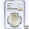 Image 1 : 1923-D Silver Peace Dollar NGC MS61