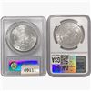 Image 2 : [2] 1881 & 1884 Morgan Silver Dollar NGC,PCGS MS61