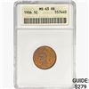 Image 1 : 1906 Indian Head Cent ANACS MS63 RB