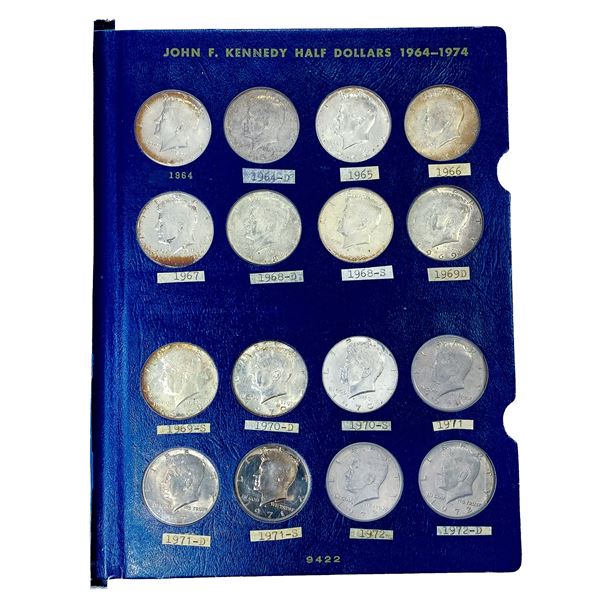 1964-1978 Kennedy Half Dollar Set [32 Coins]