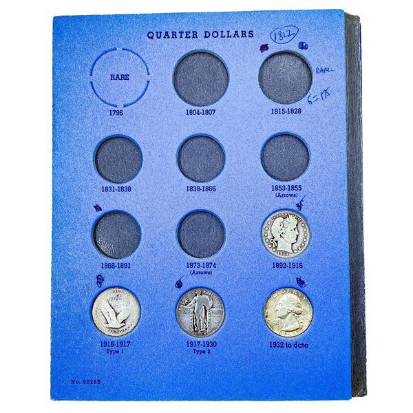 1914-1978 U.S. Type Collection Book (6 Coins)