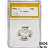 Image 1 : 1909-O Barber Dime PGA MS63