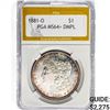 Image 1 : 1881-O Morgan Silver Dollar PGA MS64+ DMPL