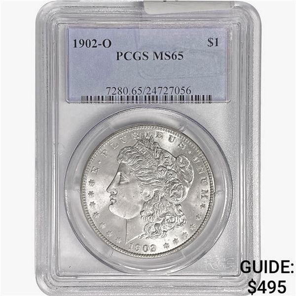 1902-O Morgan Silver Dollar PCGS MS65